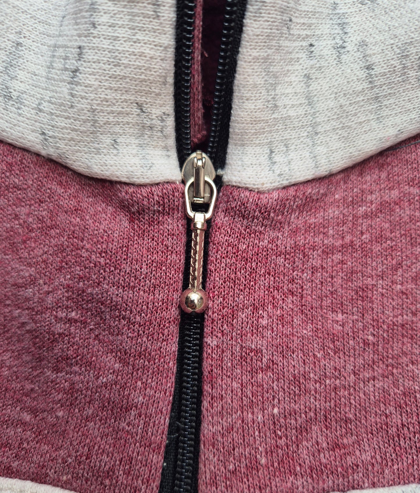 Bordeaux halfzip trui – maat 104 | 3 - 4 jaar