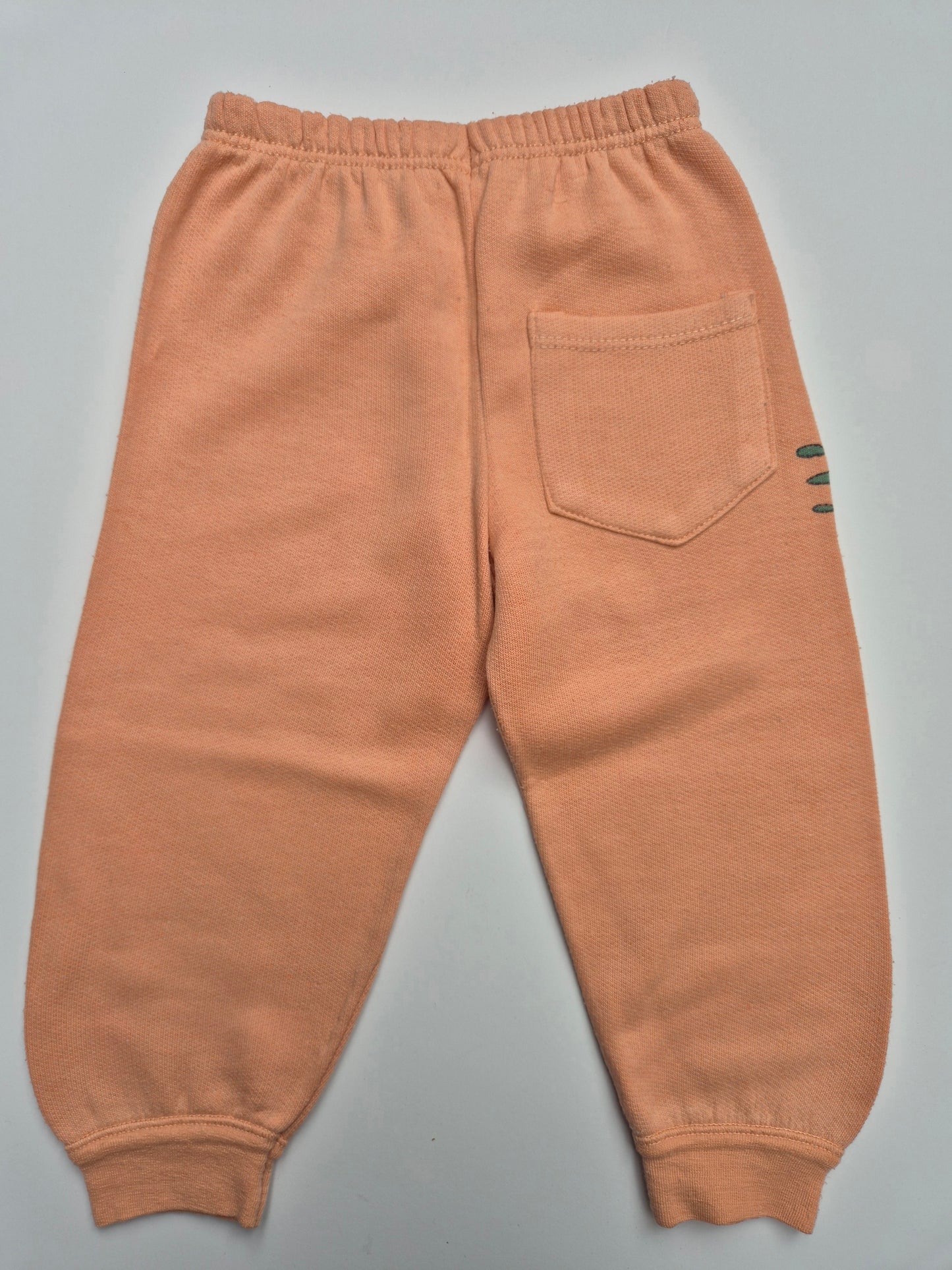 Zalmroze joggingbroek met vissen – maat 92 | 18 - 24 maanden