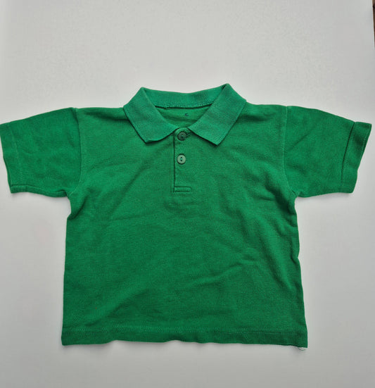 Groene polo – maat 80 | 9 - 12 maanden