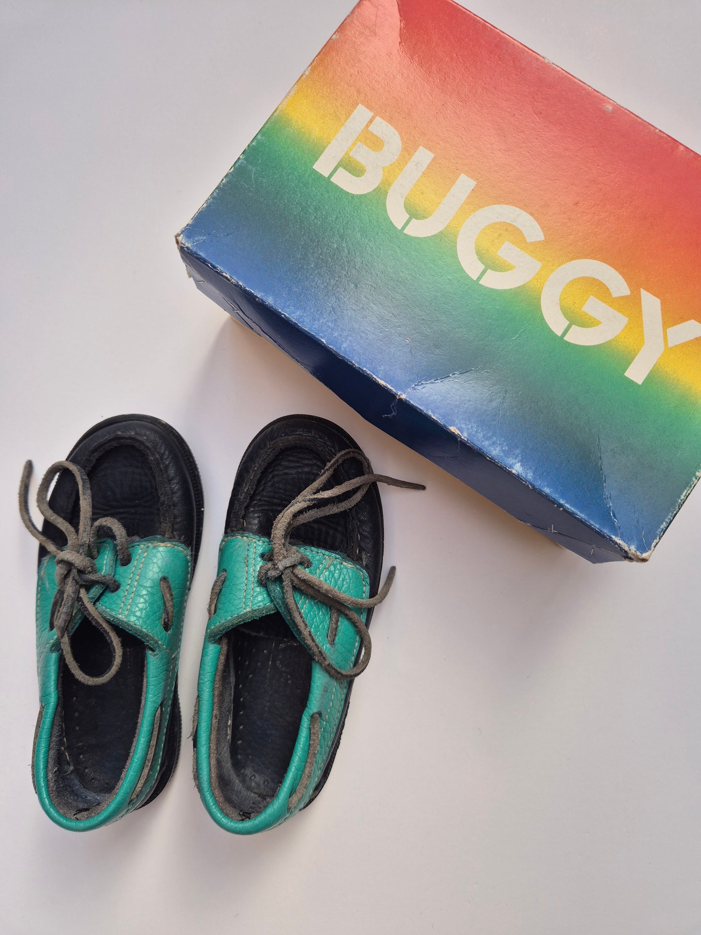 Buggy leren veterschoentjes – maat 25