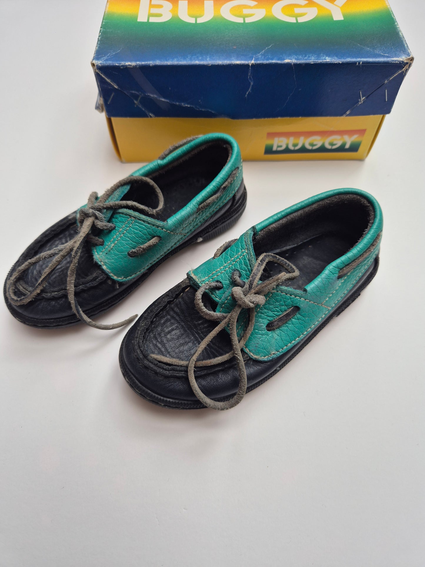 Buggy leren veterschoentjes – maat 25