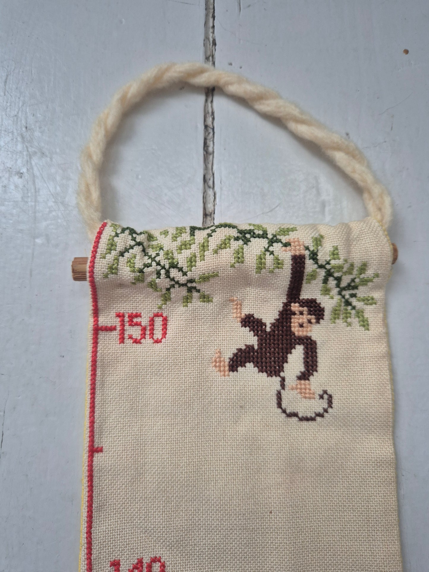 Groei meetlat stof met dieren