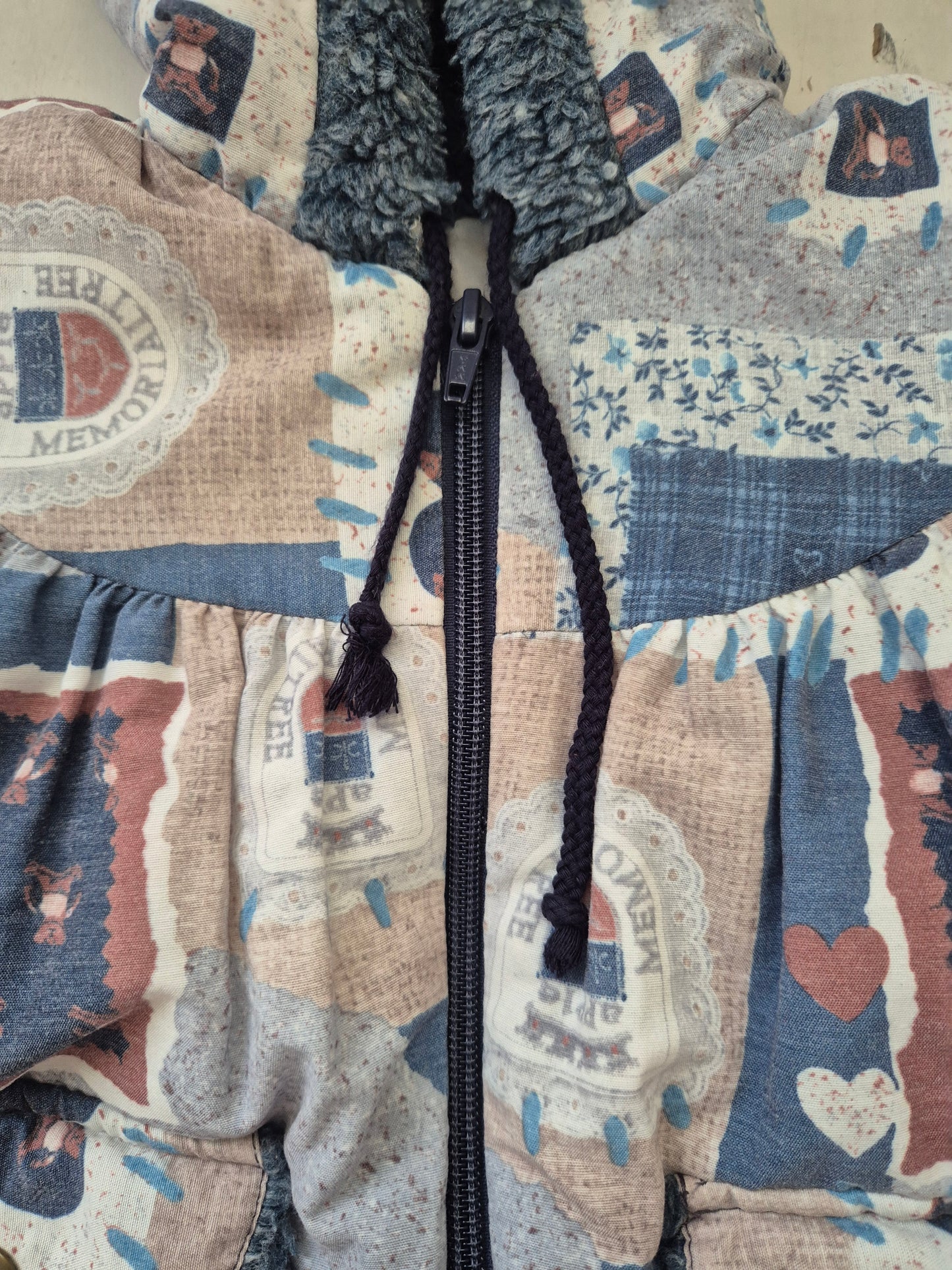 Patchwork winter/skipak – maat 68 | 3 - 6 maanden