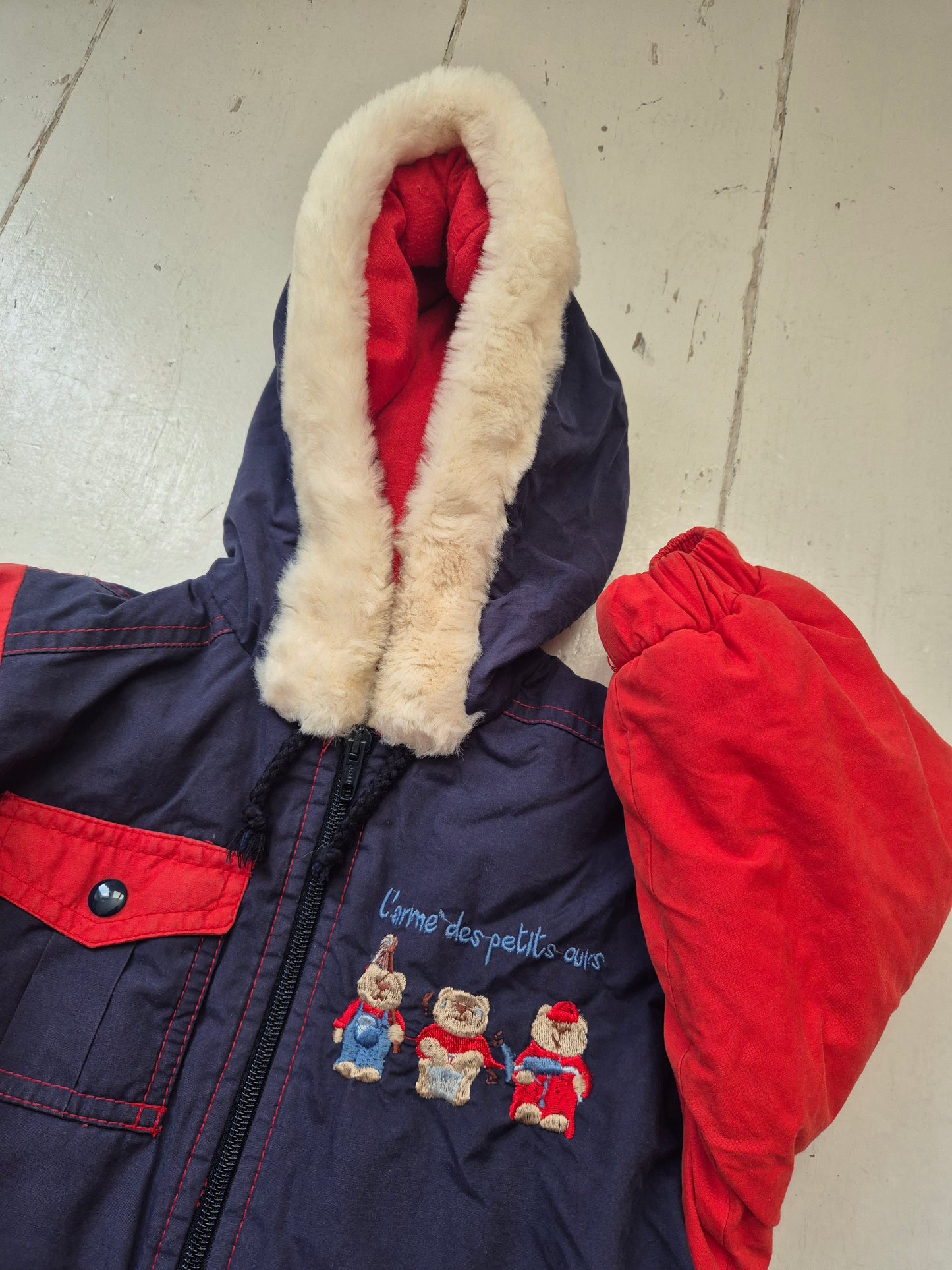 Natalys winter/skipak met beertjes – maat 86 | 12 - 18 maanden