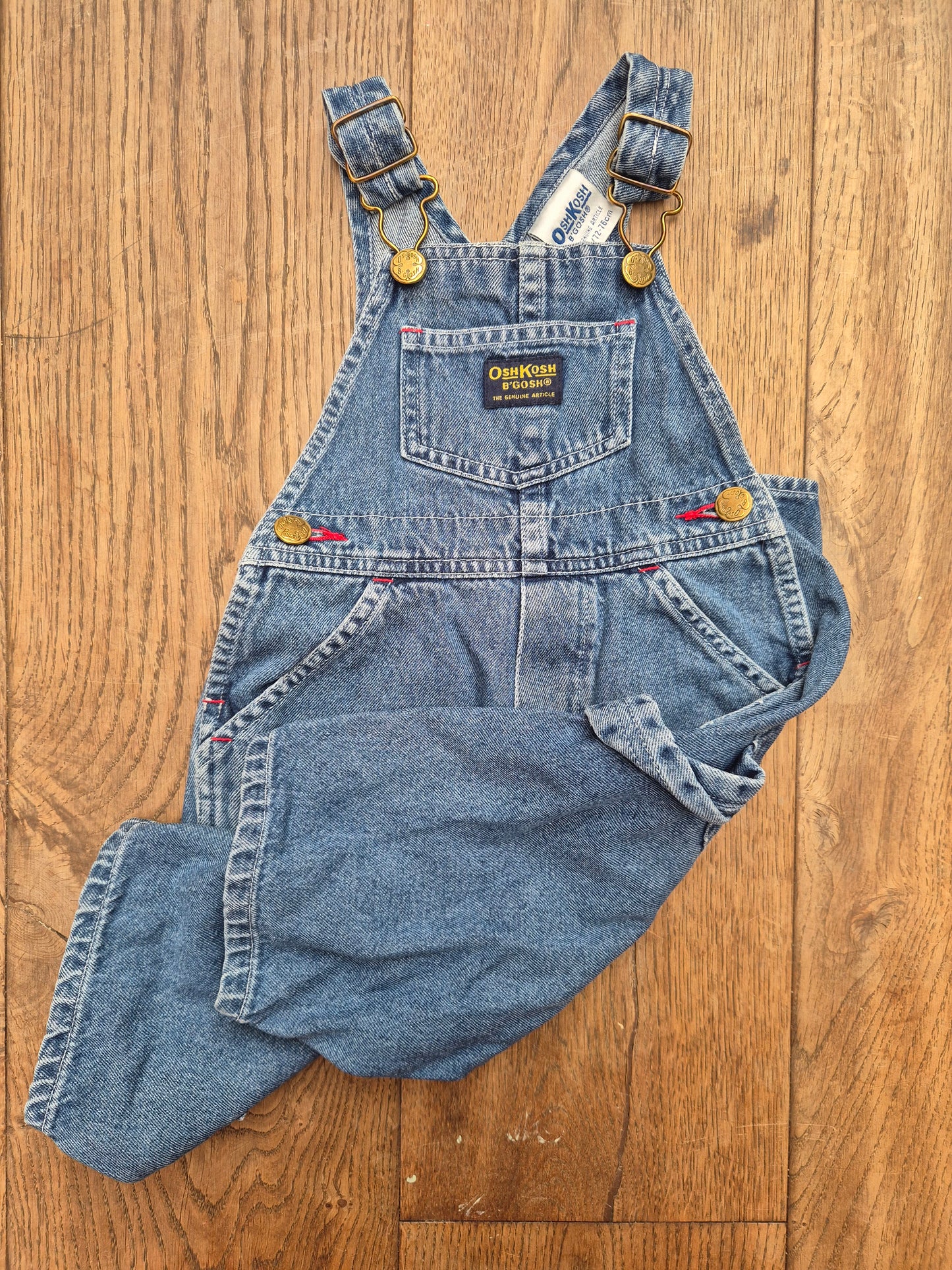 OshKosh denim tuinbroek – maat 74 | 6 - 9 maanden
