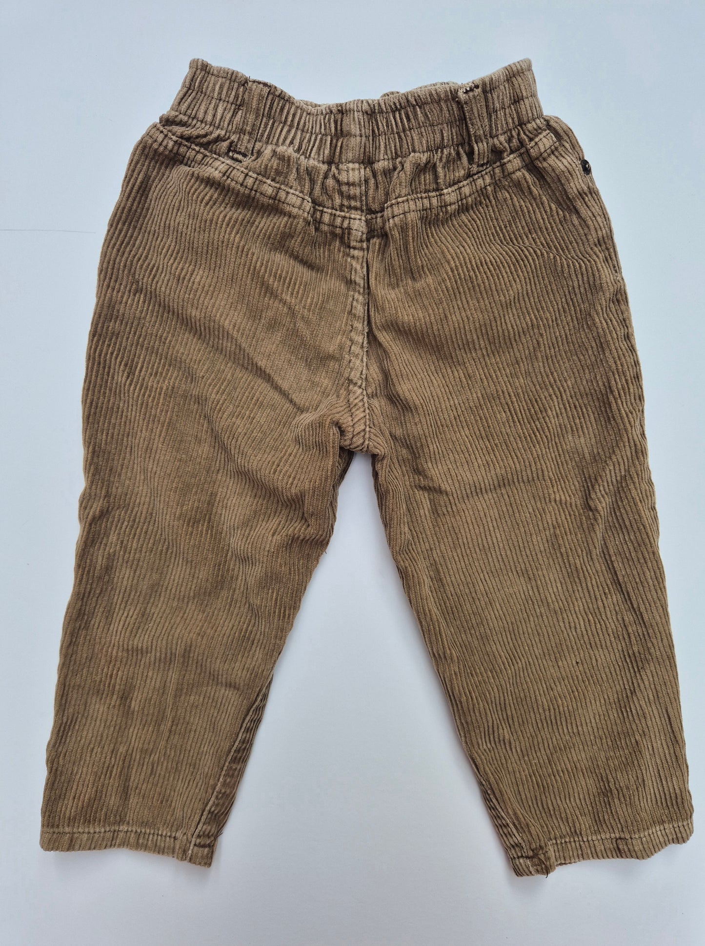 Bruine corduroy broek – maat 98 | 2 -3 jaar