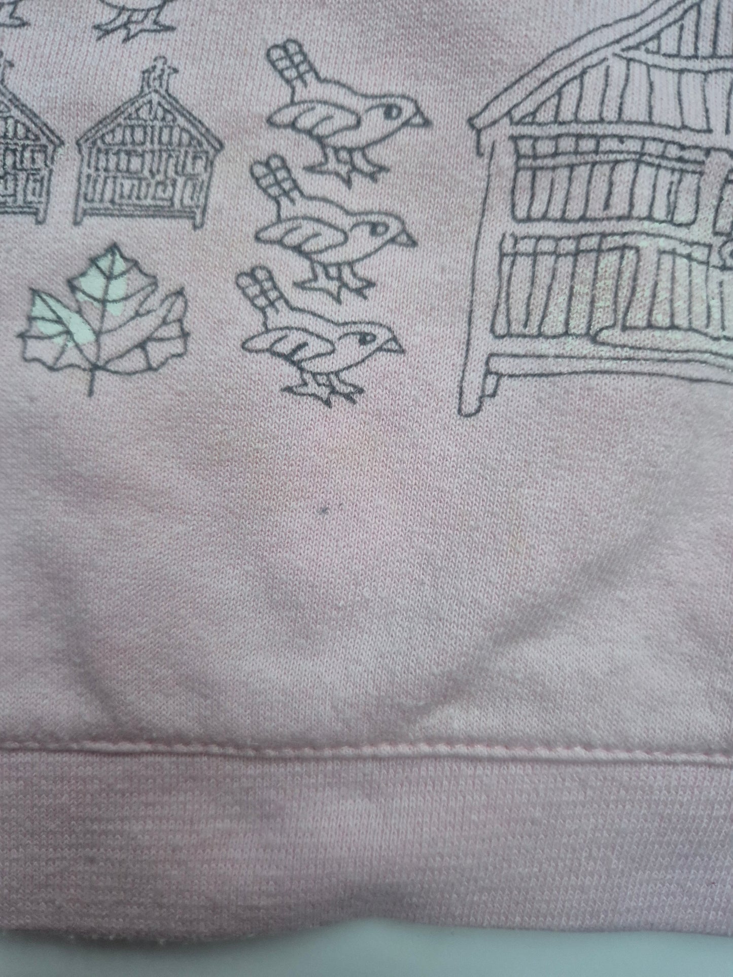 Nouveau Monde roze trui – maat 74 | 6 - 9 maanden