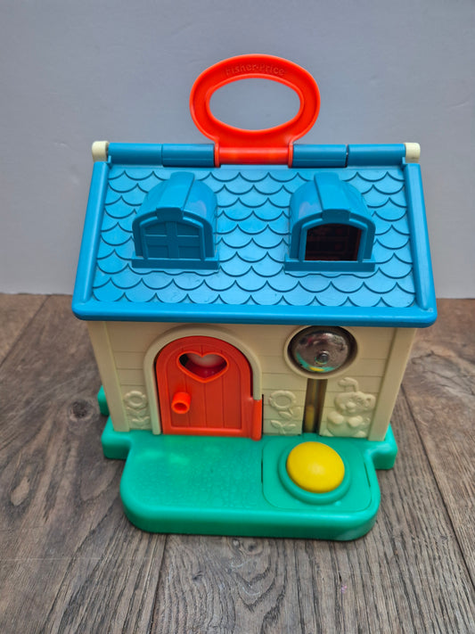 Fisher-Price huis met bel en knop