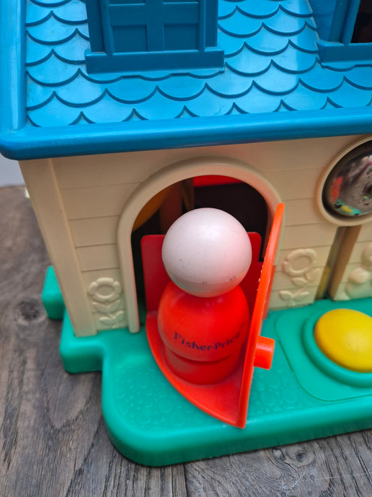 Fisher-Price huis met bel en knop