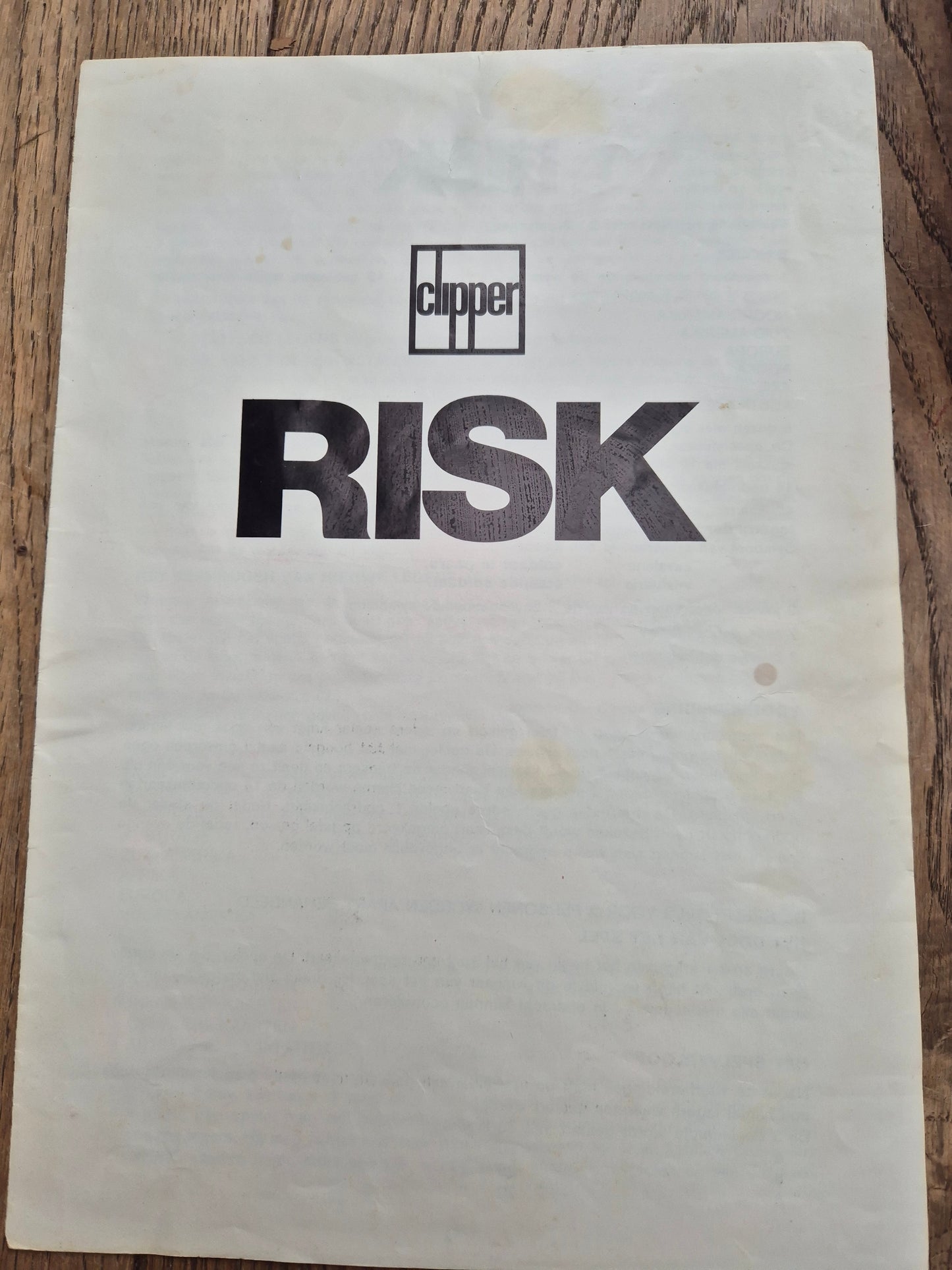 Vintage Risk bordspel