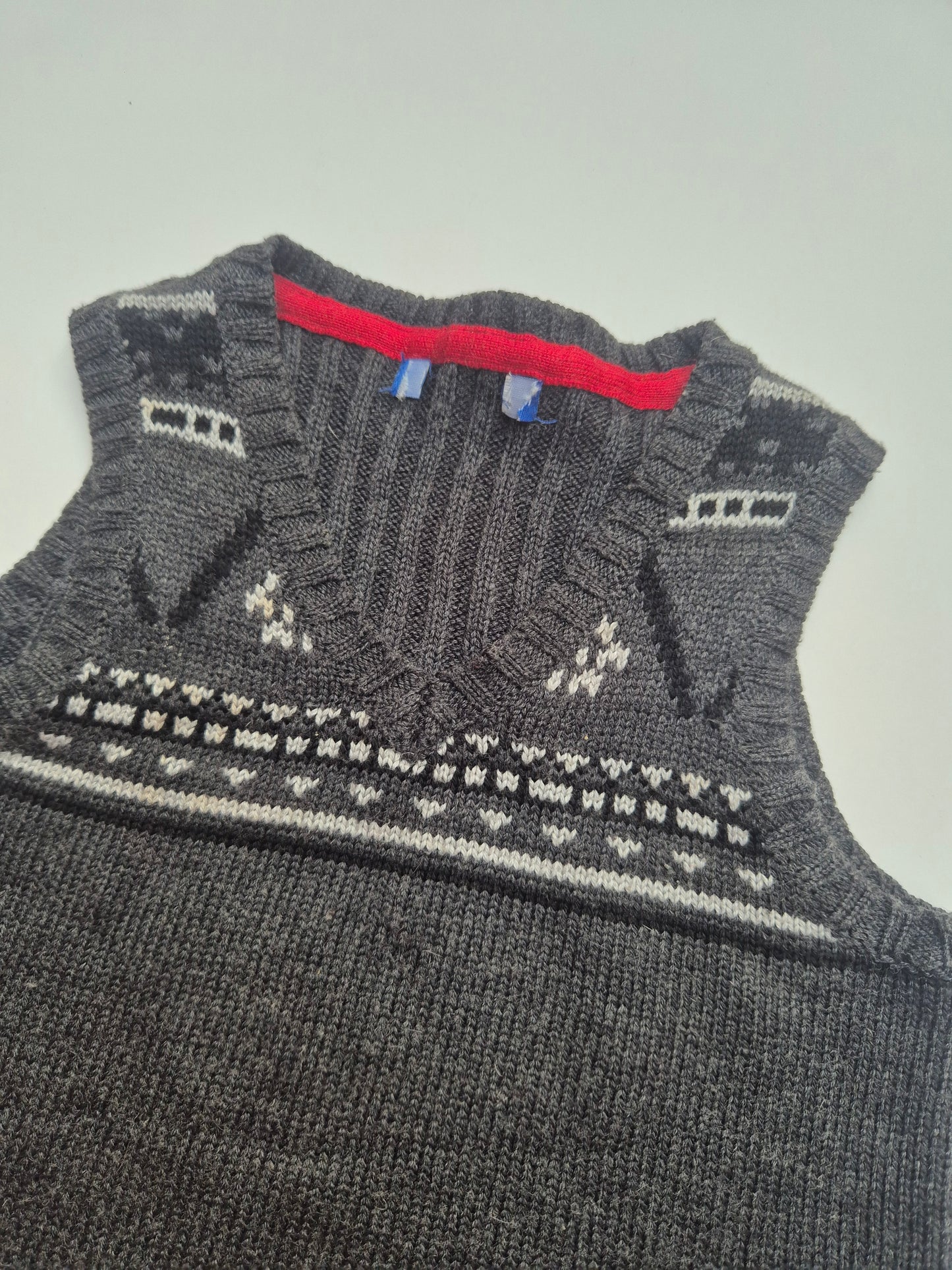 Gebreide spencer – maat 74 | 6 - 9 maanden