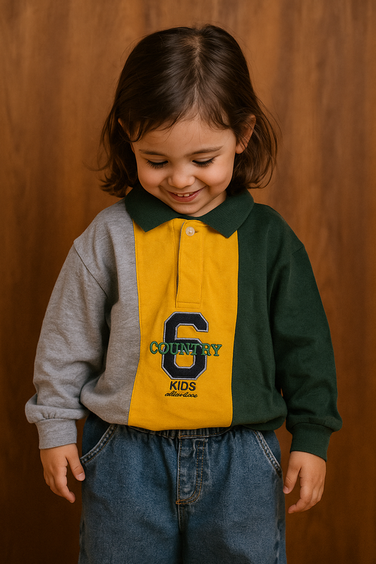 Polo longsleeve – maat 104 | 3 - 4 jaar