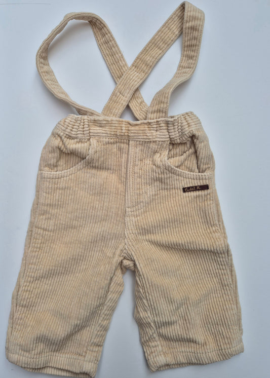 Tuinbroek met kruisbretels – maat 62 | 2 - 3 maanden