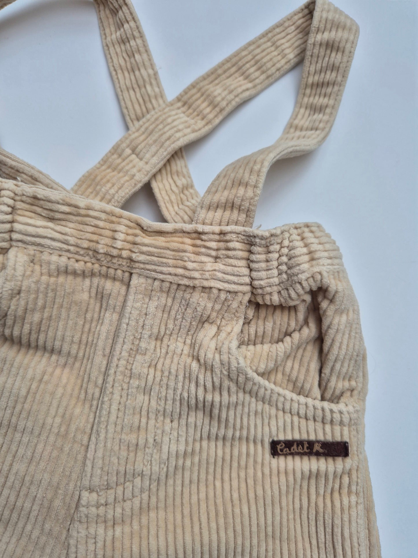 Tuinbroek met kruisbretels – maat 62 | 2 - 3 maanden