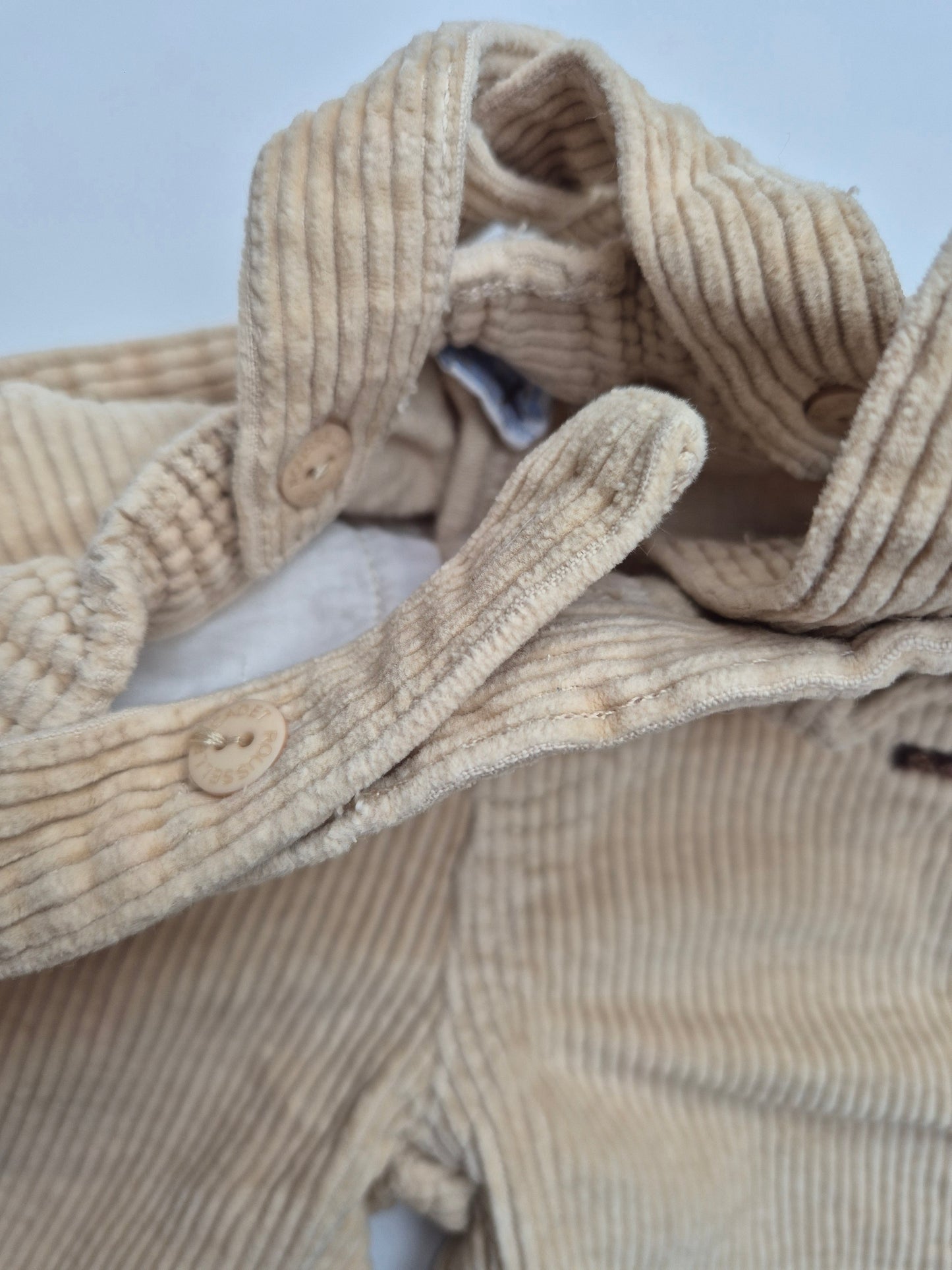 Tuinbroek met kruisbretels – maat 62 | 2 - 3 maanden