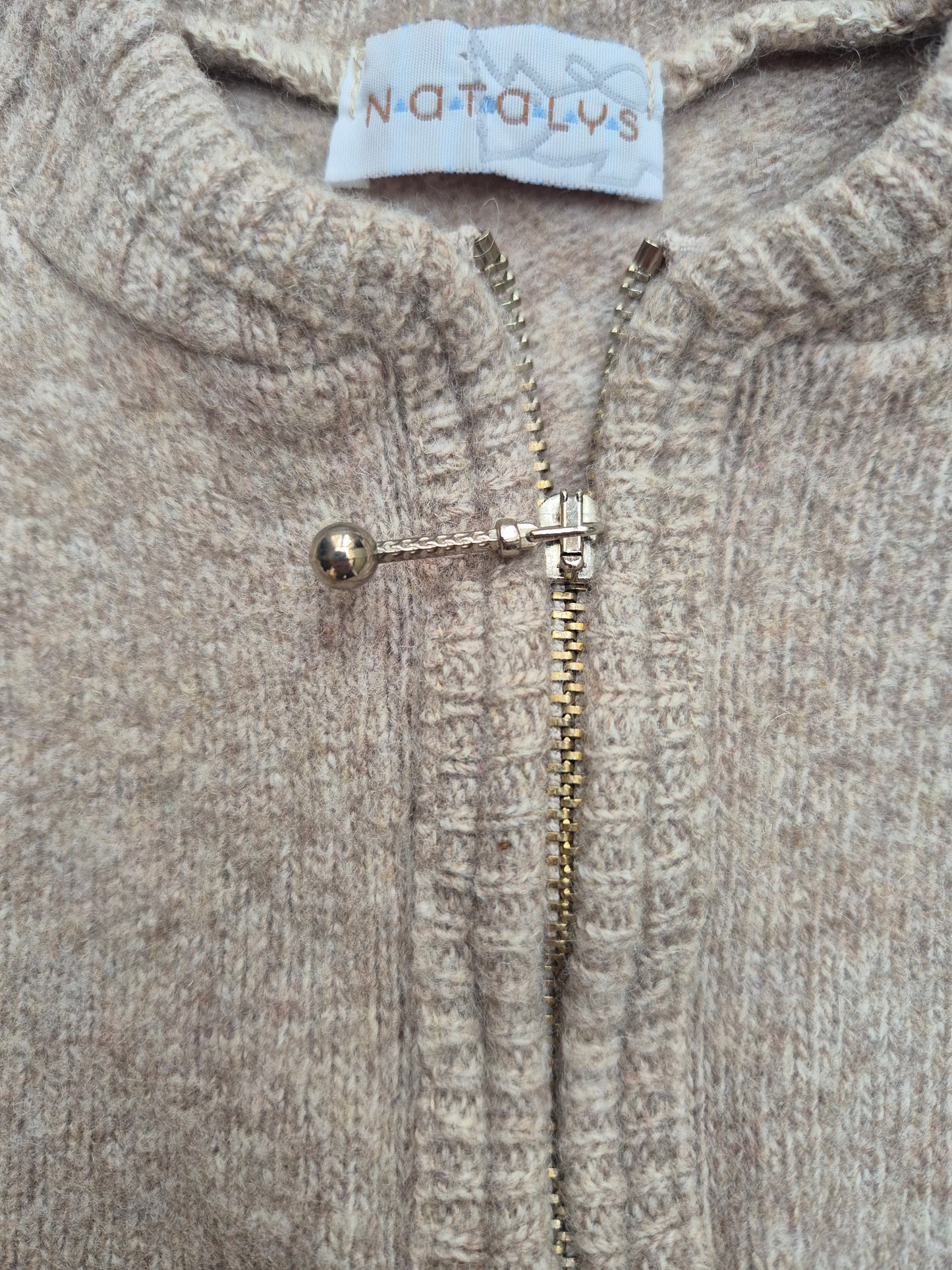 Wollen zip trui – maat 92 | 18 - 24 maanden