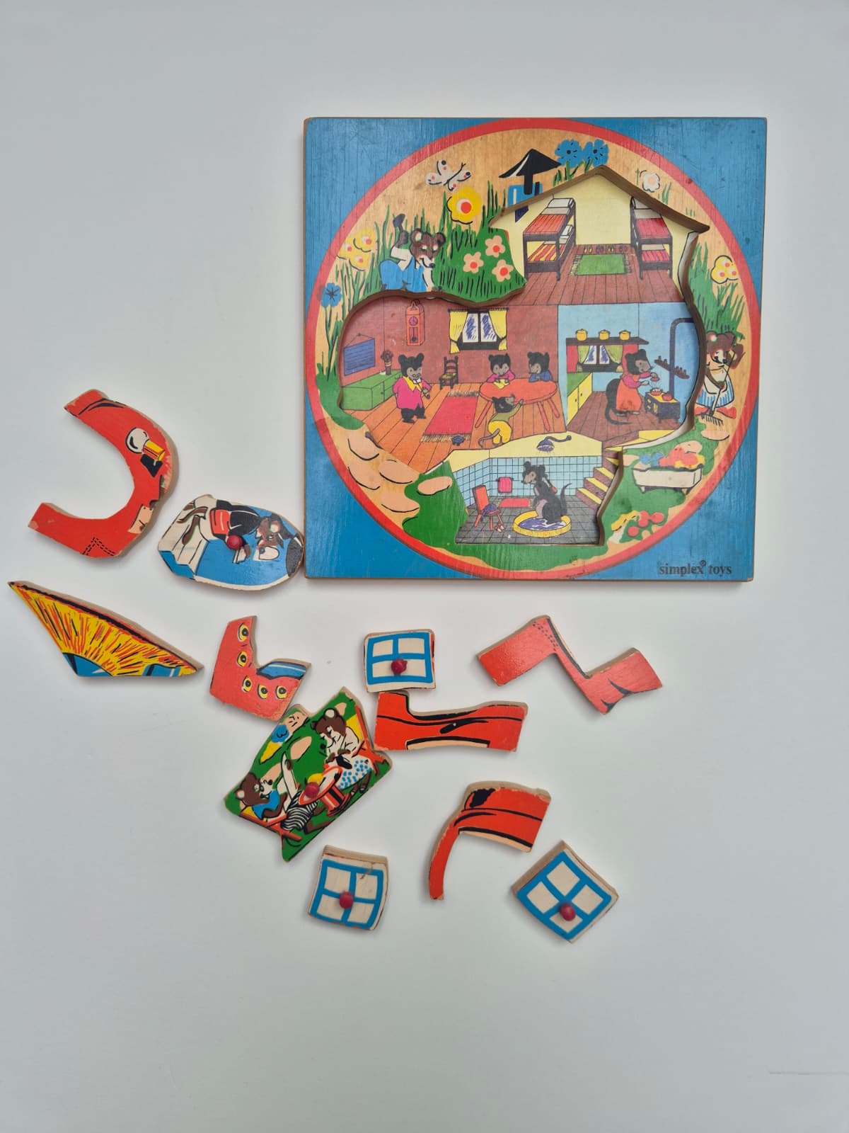 Simplex Toys puzzel – Het huis in de schoen