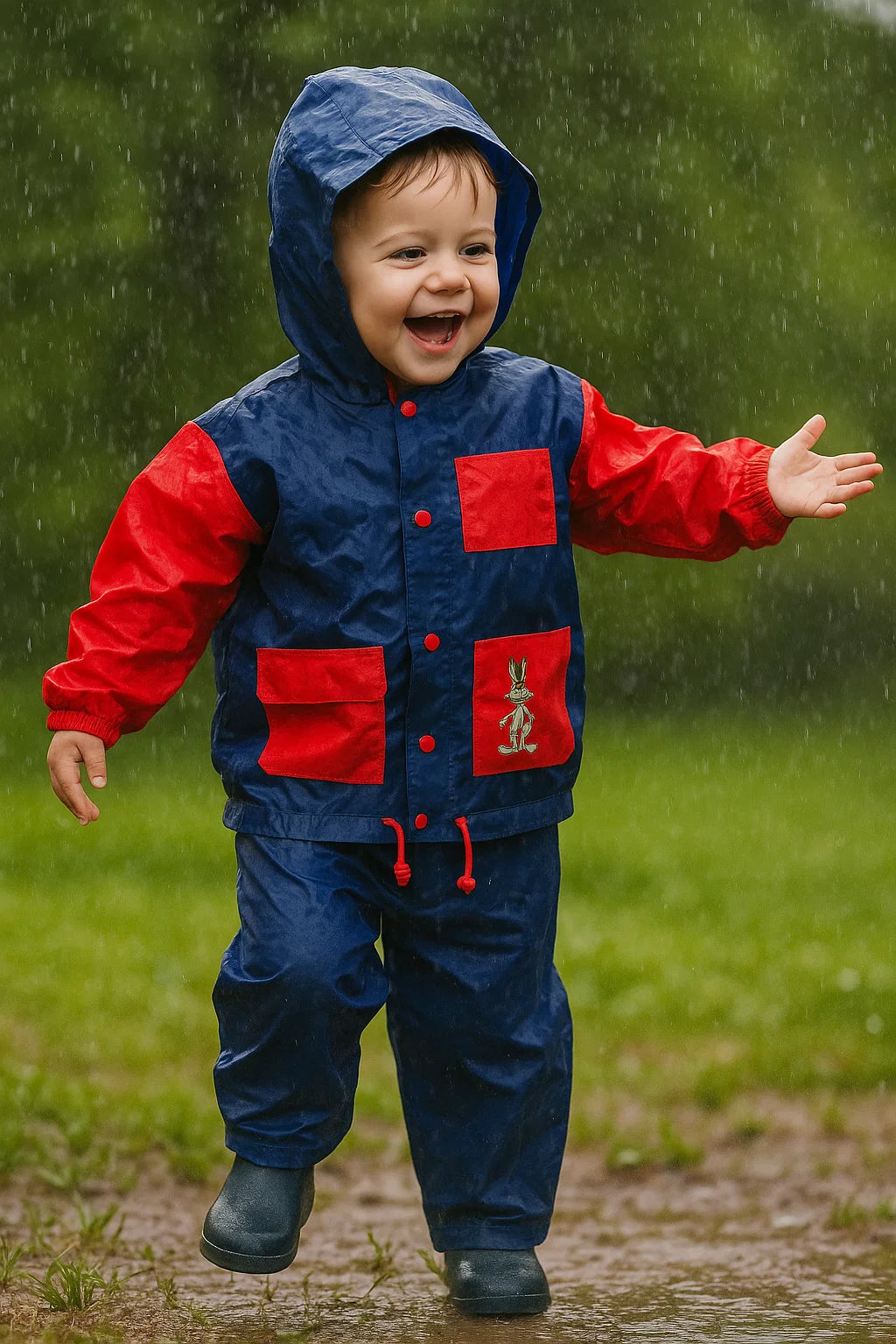 Bugs Bunny regenpak - maat 104 | 3 - 4 jaar