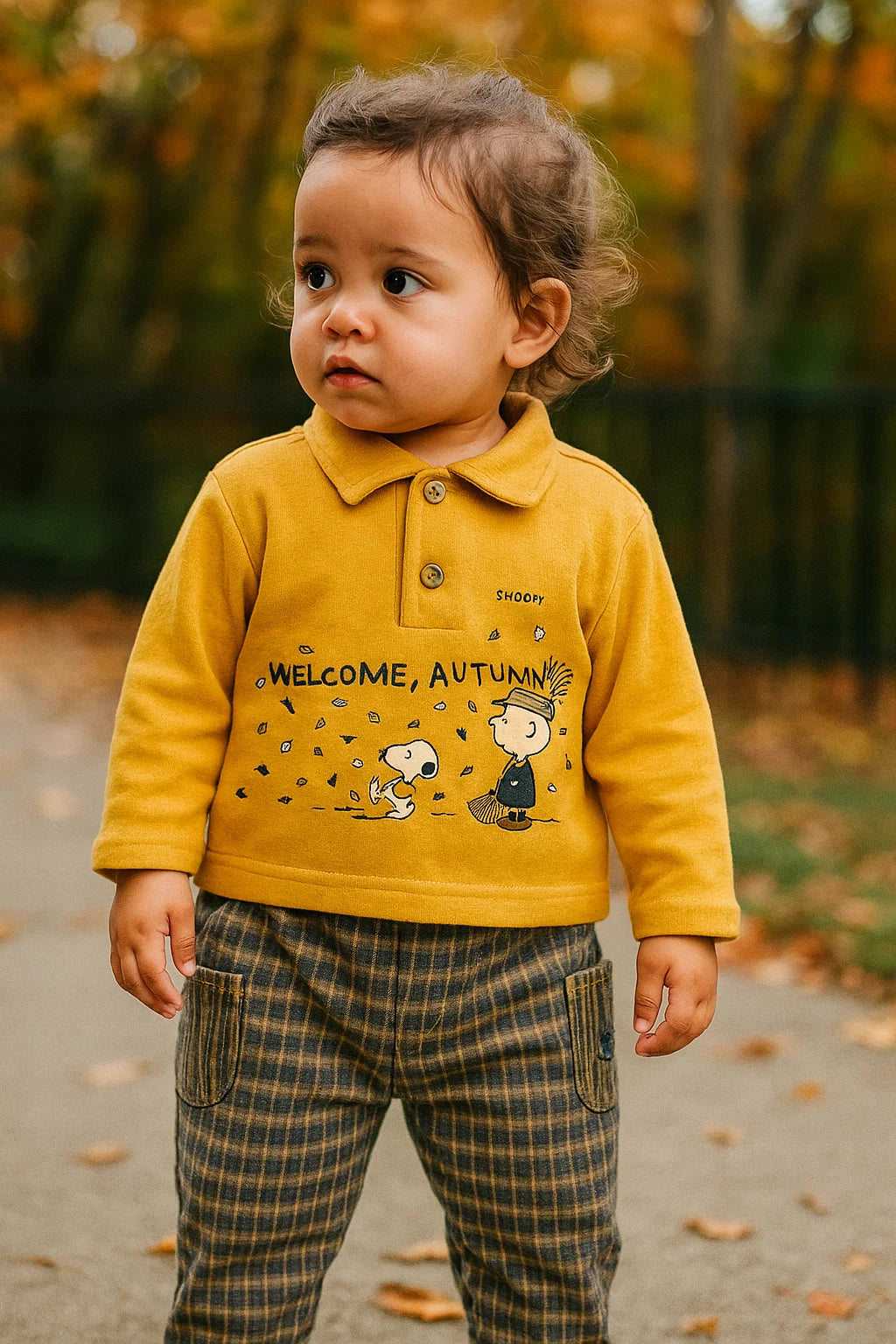 Snoopy herfstset - maat 74 | 6 - 9 maanden