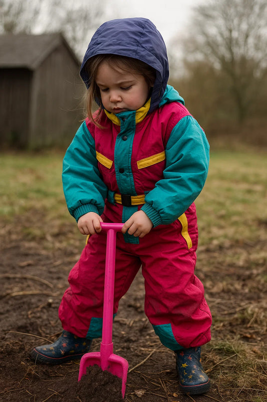 Retro Decathlon winter/skipak – maat 104 | 3- 4 jaar