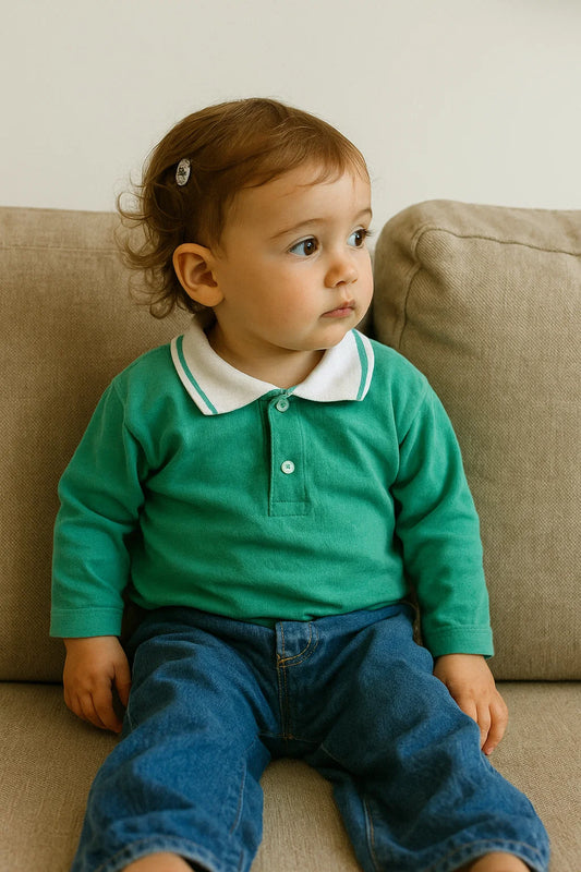 Amstramgram poloshirt – maat 86 | 12 - 18 maanden